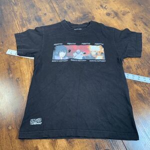 Primitive X Naruto‎ Shippuden Final Fight Mens Small Black Shirt